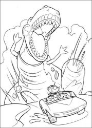 plansa de colorat toy story #1