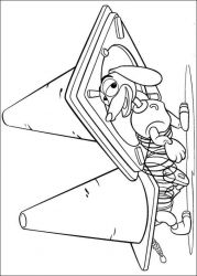 plansa de colorat toy story #13