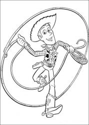 plansa de colorat toy story #15