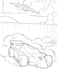 plansa de colorat transformers #14