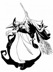 plansa de colorat vrajitorul din oz #3