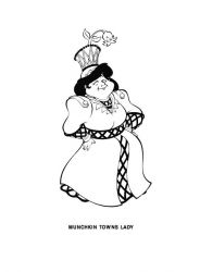 plansa de colorat vrajitorul din oz #4