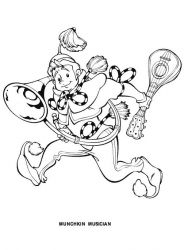 plansa de colorat vrajitorul din oz #17