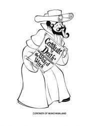 plansa de colorat vrajitorul din oz #18