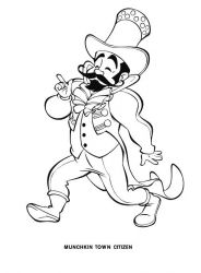 plansa de colorat vrajitorul din oz #19