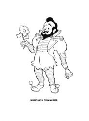 plansa de colorat vrajitorul din oz #3