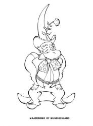 plansa de colorat vrajitorul din oz #5