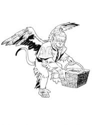 plansa de colorat vrajitorul din oz #6