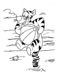 plansa de colorat winnie the pooh #9