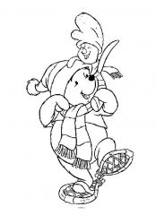 plansa de colorat winnie the pooh #13
