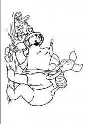 plansa de colorat winnie the pooh #15