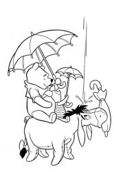 plansa de colorat winnie the pooh #20