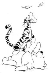 plansa de colorat winnie the pooh #5