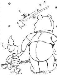 plansa de colorat winnie the pooh #7