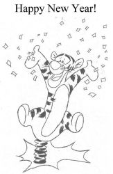 plansa de colorat winnie the pooh #1