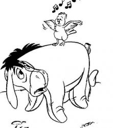 plansa de colorat winnie the pooh #2