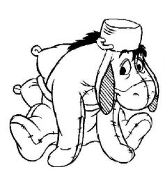 plansa de colorat winnie the pooh #4