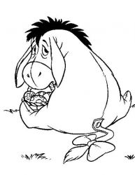 plansa de colorat winnie the pooh #7