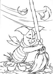 plansa de colorat winnie the pooh #10