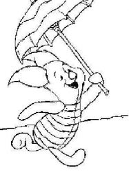 plansa de colorat winnie the pooh #10