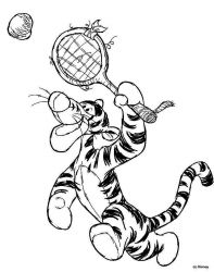 plansa de colorat winnie the pooh #3