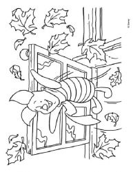 plansa de colorat winnie the pooh #6