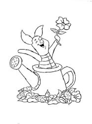 plansa de colorat winnie the pooh #7