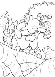 plansa de colorat winnie the pooh #11
