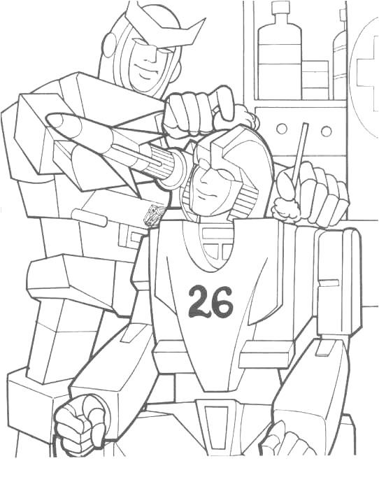 Transformers de colorat p20